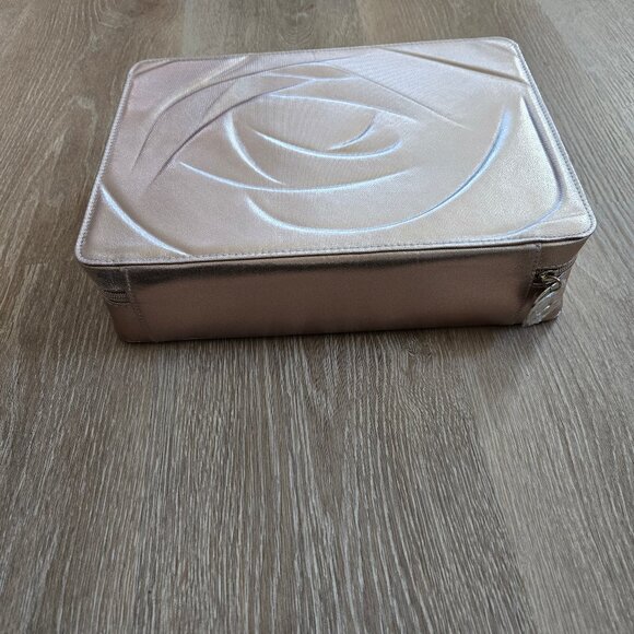 Lancôme Large Cosmetic Make Up Travel Case - Rose Gold - NEW - Picture 17 of 17